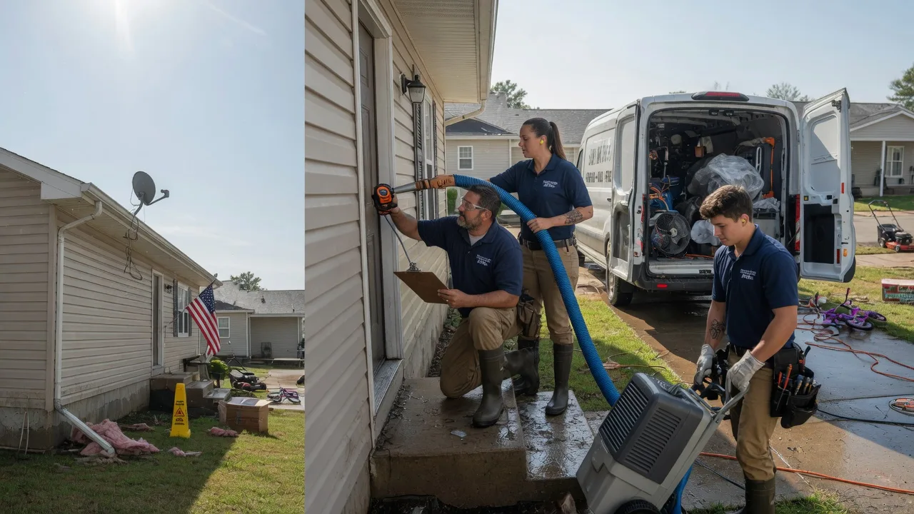 Ceiling Water Damage Restoration in Vulcan, MO near me